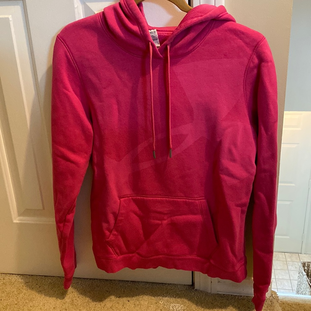 Under armour pink hoodie medium